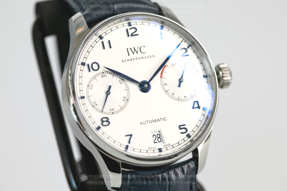 (2019. 6. 12) IWC 포르투기저 5007-05 부엉이 블루핸즈 레플리카시계 감정법 분석 이미지 11