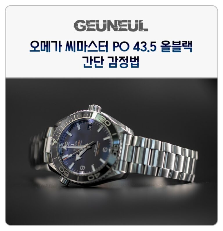 (2019. 7. 8) 오메가 씨마스터 플래닛오션 43.5 세라믹 레플리카 감정법 이미지 1