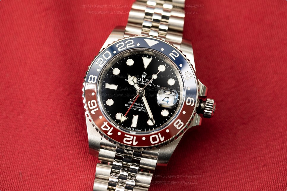 (2019. 10. 3) 롤렉스 GMT마스터 II 펩시 904L 정배열 분석, 감정법 (How to Spot 2019 New Rolex GMT-Master II… 이미지 3