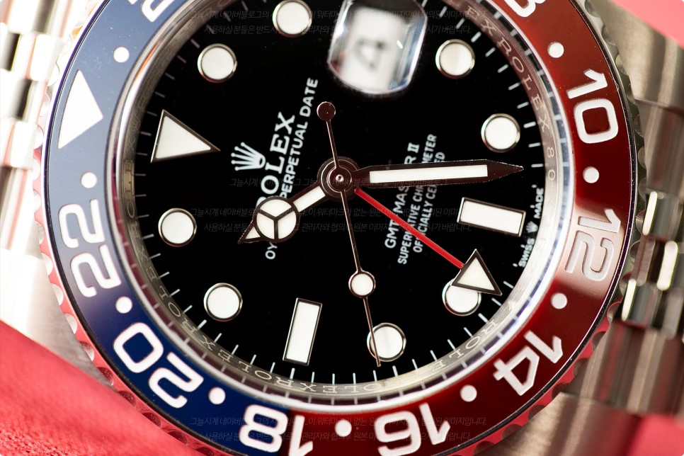 (2019. 10. 3) 롤렉스 GMT마스터 II 펩시 904L 정배열 분석, 감정법 (How to Spot 2019 New Rolex GMT-Master II… 이미지 7