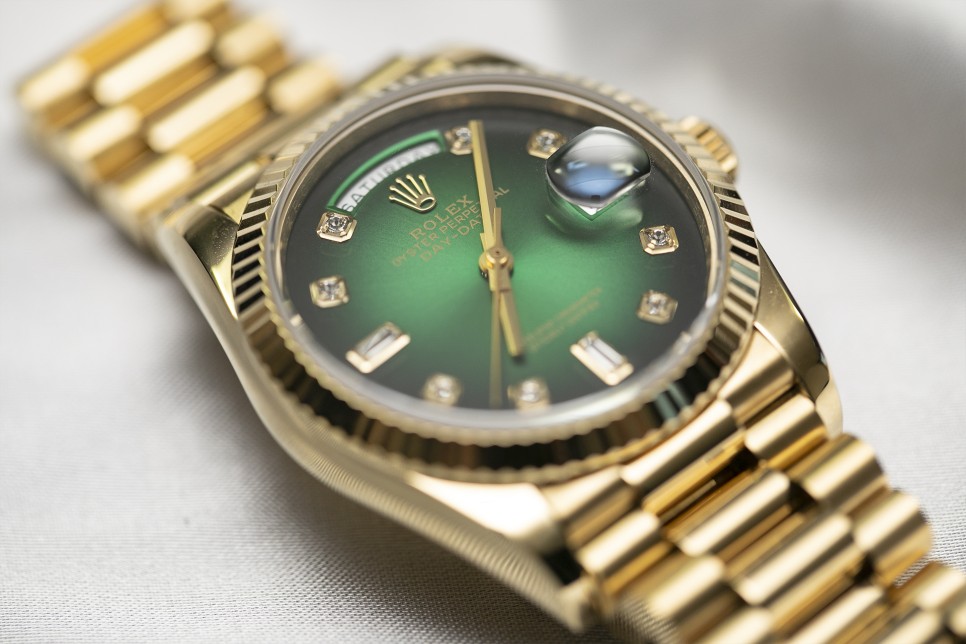 Rolex Day-Date 36 Ombre Green 또다른 메이커 이미지 2