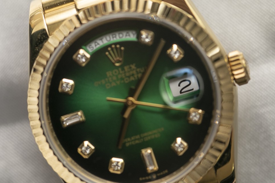 Rolex Day-Date 36 Ombre Green 또다른 메이커 이미지 10