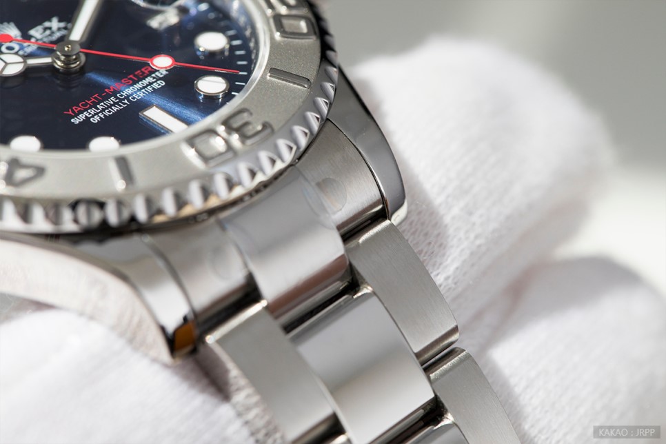 롤렉스 요트마스터37 블루 다이얼 커스텀 레플리카시계 리뷰 ARF Rolex YachtMaster37 Blue Custum Dial Review 이미지 5