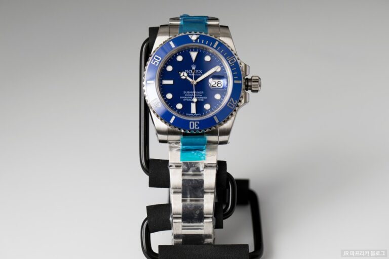 롤렉스 블루 화이트골드 서브마리너 "스머프" V7 레플리카시계 리뷰 NOOB Rolex Blue Submariner "Smurf" V7 Replica Review 이미지 1