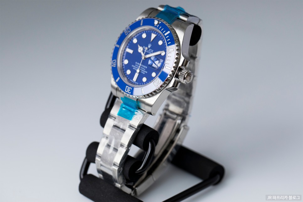 롤렉스 블루 화이트골드 서브마리너 "스머프" V7 레플리카시계 리뷰 NOOB Rolex Blue Submariner "Smurf" V7 Replica Review 이미지 2