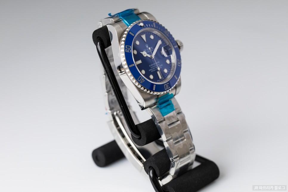 롤렉스 블루 화이트골드 서브마리너 "스머프" V7 레플리카시계 리뷰 NOOB Rolex Blue Submariner "Smurf" V7 Replica Review 이미지 3