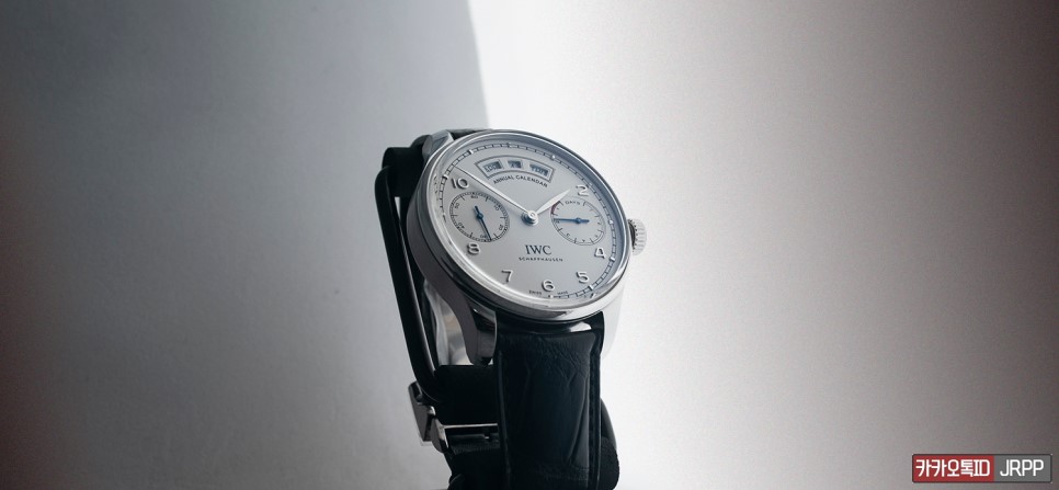 IWC 포르투기저 세븐데이즈 애뉴얼캘린더 화이트다이얼 레플리카시계 리뷰!! IWC Portuguese 7 Days Annual Calendar 짝퉁시계 Revi… 이미지 1