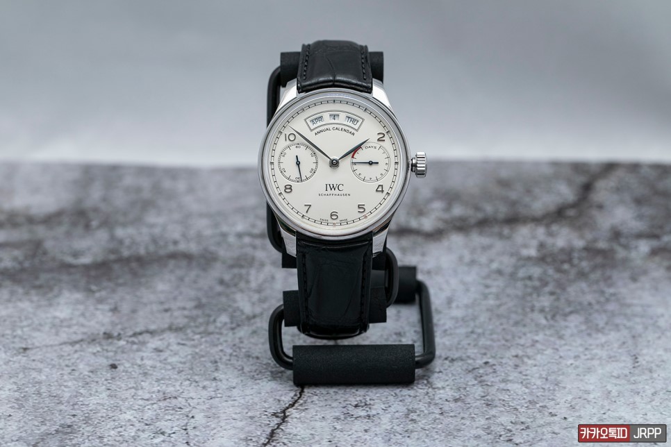 IWC 포르투기저 세븐데이즈 애뉴얼캘린더 화이트다이얼 레플리카시계 리뷰!! IWC Portuguese 7 Days Annual Calendar 짝퉁시계 Revi… 이미지 2