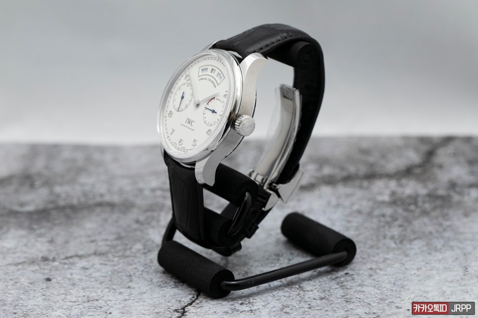 IWC 포르투기저 세븐데이즈 애뉴얼캘린더 화이트다이얼 레플리카시계 리뷰!! IWC Portuguese 7 Days Annual Calendar 짝퉁시계 Revi… 이미지 3