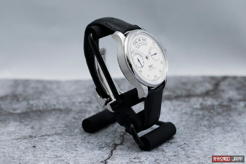 IWC 포르투기저 세븐데이즈 애뉴얼캘린더 화이트다이얼 레플리카시계 리뷰!! IWC Portuguese 7 Days Annual Calendar 짝퉁시계 Revi… 이미지 4