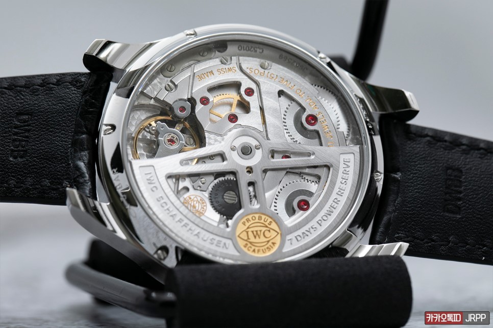 IWC 포르투기저 세븐데이즈 애뉴얼캘린더 화이트다이얼 레플리카시계 리뷰!! IWC Portuguese 7 Days Annual Calendar 짝퉁시계 Revi… 이미지 15