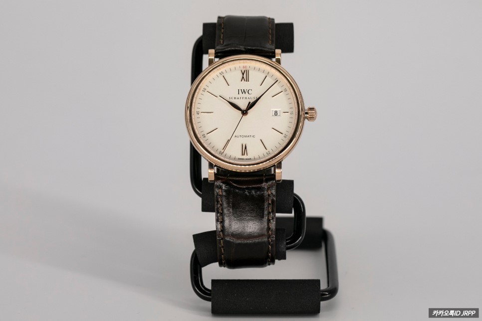 젠틀맨들을 위하여...... IWC 포르토피노 논크로노 스틸&핑크골드 2종 레플리카시계 리뷰!! IWC Portofino Nonchrono SS&PG 짝퉁시계… 이미지 15