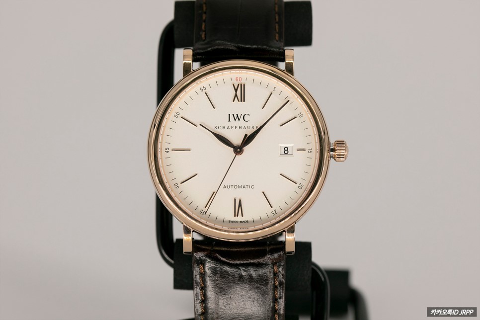 젠틀맨들을 위하여...... IWC 포르토피노 논크로노 스틸&핑크골드 2종 레플리카시계 리뷰!! IWC Portofino Nonchrono SS&PG 짝퉁시계… 이미지 18