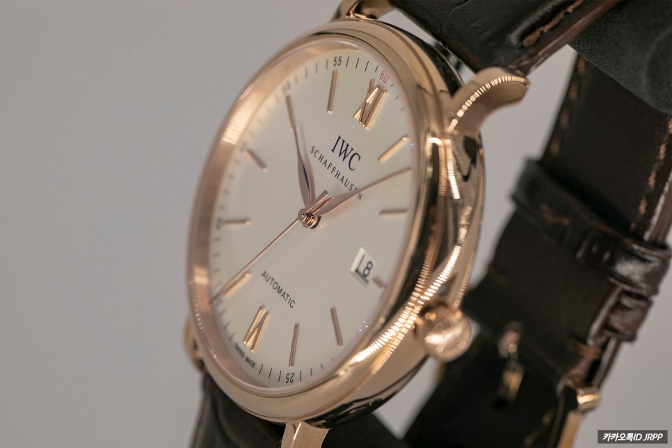 젠틀맨들을 위하여...... IWC 포르토피노 논크로노 스틸&핑크골드 2종 레플리카시계 리뷰!! IWC Portofino Nonchrono SS&PG 짝퉁시계… 이미지 19