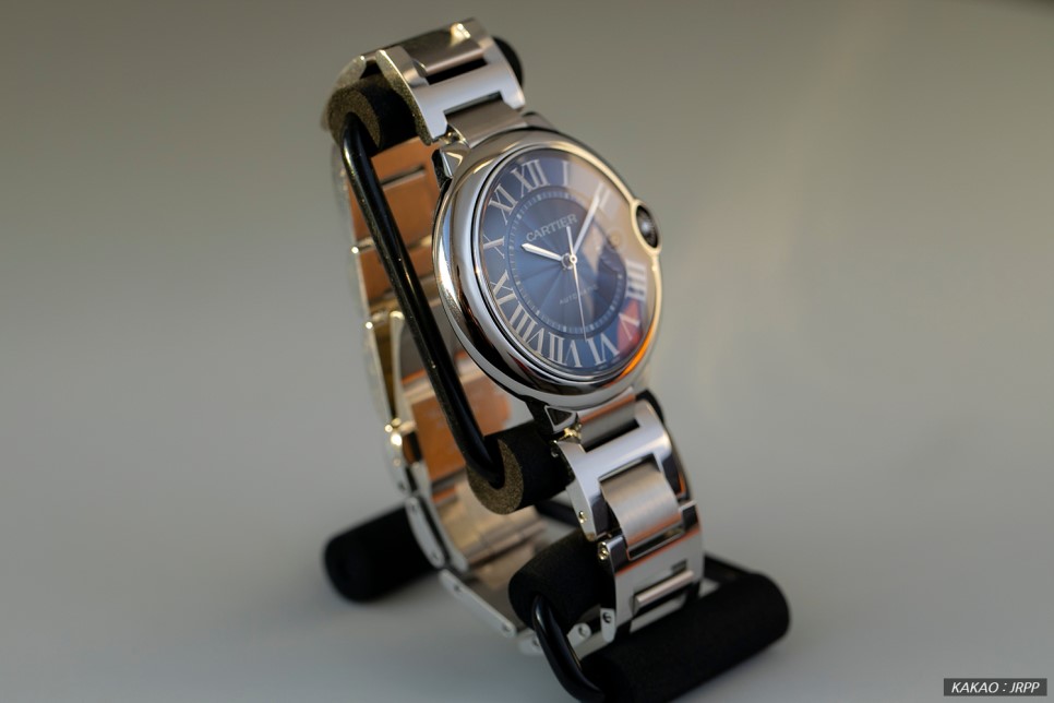 까르띠에 발롱블루 42MM 오토메틱 청판 이미지 3
