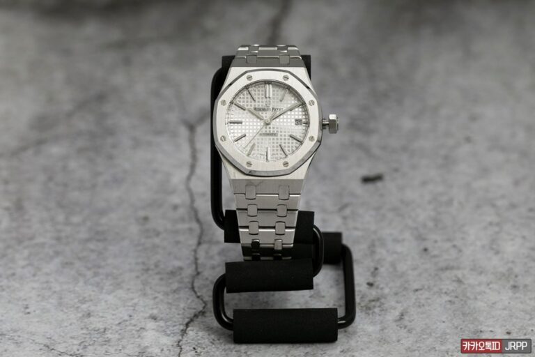 AP 15450 데이트윌 개선 (AudemarsPiguet Royaloak 15450 Silver DW Modified) 이미지 1
