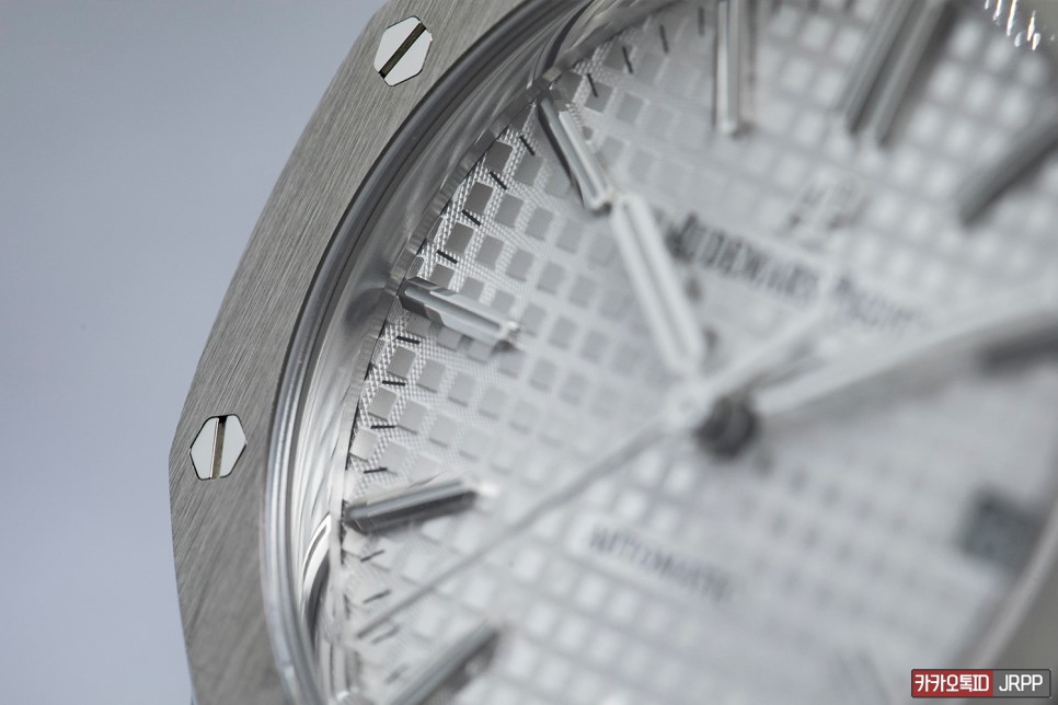 AP 15450 데이트윌 개선 (AudemarsPiguet Royaloak 15450 Silver DW Modified) 이미지 6