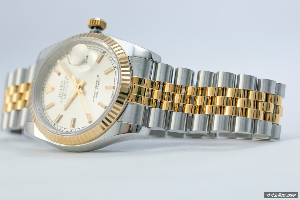 D.A.T.E.J.U.S.T 롤렉스 데이저스트36 옐로우골드 콤비 실버바 레플리카시계 리뷰!! Rolex Datejust36 SSYG Silver 짝퉁시계 짭퉁… 이미지 7