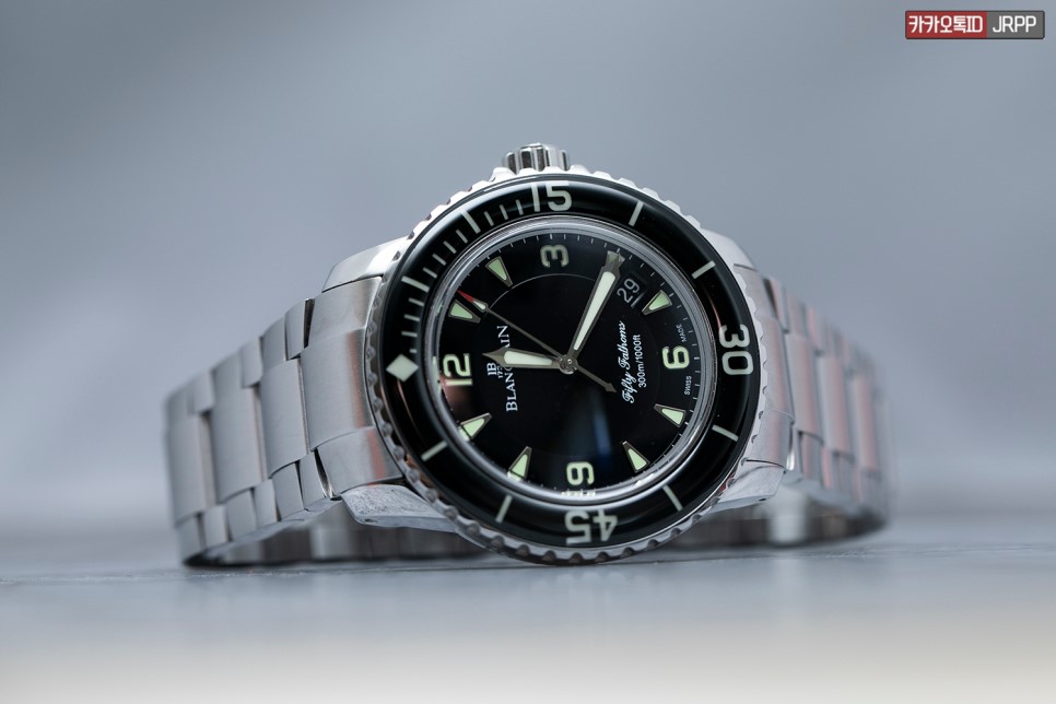여름대비!! 블랑팡 피프티패덤즈 스포츠X71브레이슬릿 레플리카시계 리뷰!! Blancpain Fiftyfathoms Sport X71 Bracelet 짝퉁시계… 이미지 6