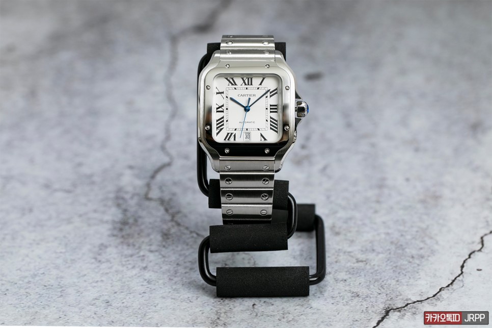까르띠에 산토스 2018 라지 브레이슬릿 레플리카시계 리뷰 - Cartier SANTOS Large Bracelet 짝퉁 짭퉁 Review!! - 링크 조작에… 이미지 1