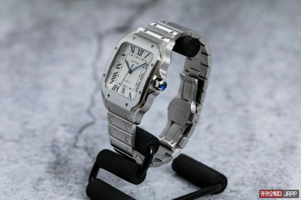 까르띠에 산토스 2018 라지 브레이슬릿 레플리카시계 리뷰 - Cartier SANTOS Large Bracelet 짝퉁 짭퉁 Review!! - 링크 조작에… 이미지 2