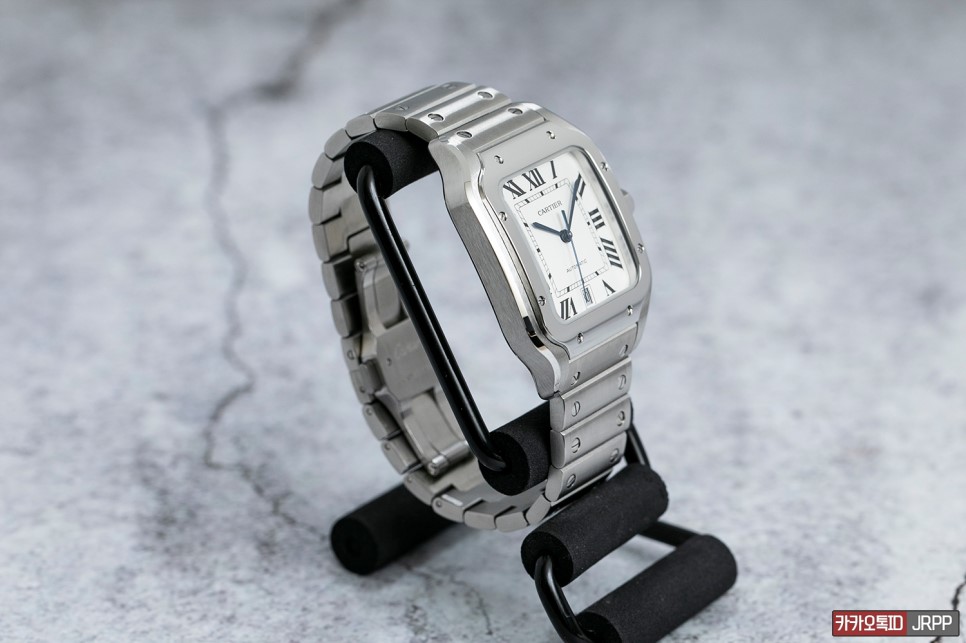 까르띠에 산토스 2018 라지 브레이슬릿 레플리카시계 리뷰 - Cartier SANTOS Large Bracelet 짝퉁 짭퉁 Review!! - 링크 조작에… 이미지 3