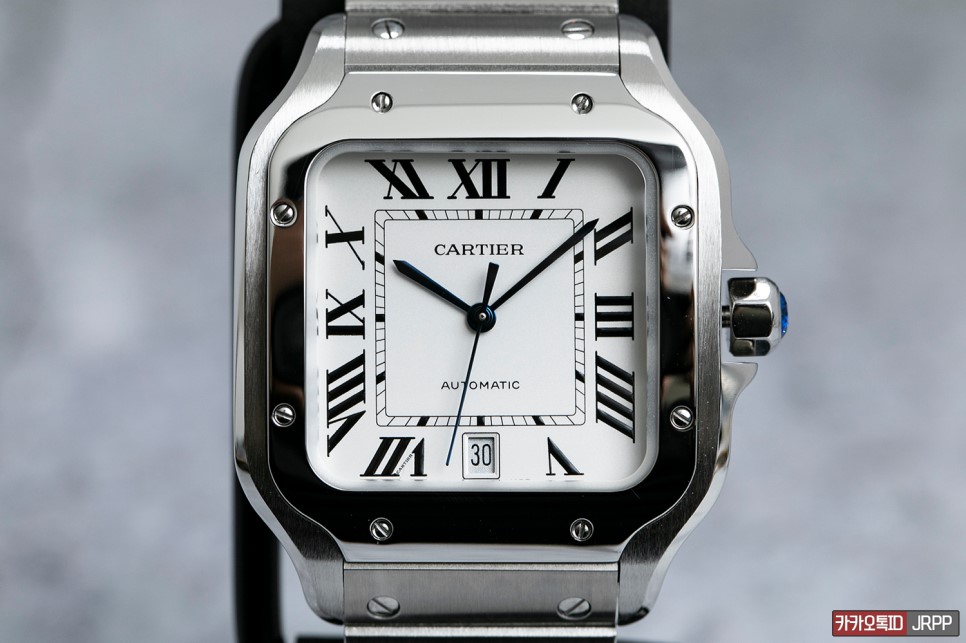 까르띠에 산토스 2018 라지 브레이슬릿 레플리카시계 리뷰 - Cartier SANTOS Large Bracelet 짝퉁 짭퉁 Review!! - 링크 조작에… 이미지 4