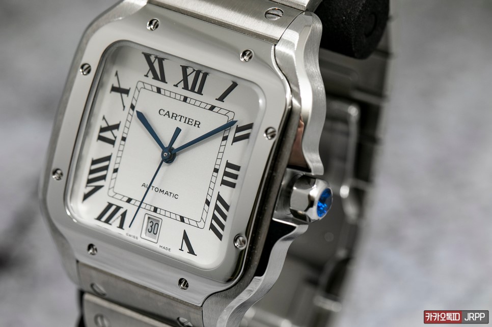 까르띠에 산토스 2018 라지 브레이슬릿 레플리카시계 리뷰 - Cartier SANTOS Large Bracelet 짝퉁 짭퉁 Review!! - 링크 조작에… 이미지 5