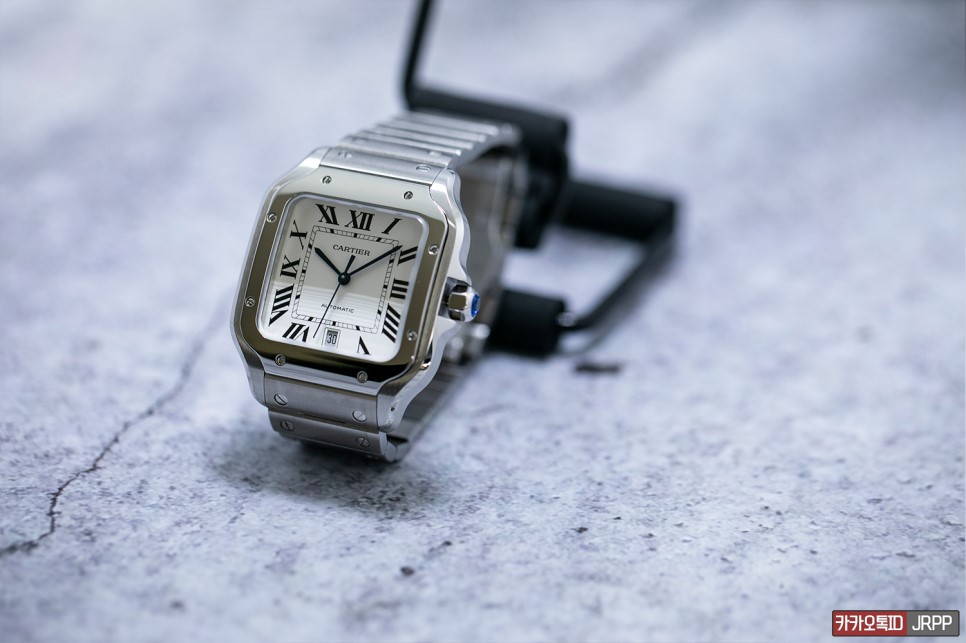 까르띠에 산토스 2018 라지 브레이슬릿 레플리카시계 리뷰 - Cartier SANTOS Large Bracelet 짝퉁 짭퉁 Review!! - 링크 조작에… 이미지 7