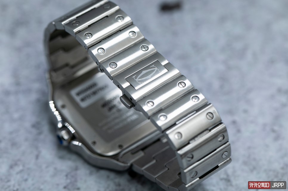 까르띠에 산토스 2018 라지 브레이슬릿 레플리카시계 리뷰 - Cartier SANTOS Large Bracelet 짝퉁 짭퉁 Review!! - 링크 조작에… 이미지 12