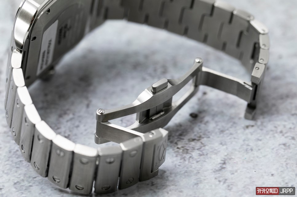 까르띠에 산토스 2018 라지 브레이슬릿 레플리카시계 리뷰 - Cartier SANTOS Large Bracelet 짝퉁 짭퉁 Review!! - 링크 조작에… 이미지 17