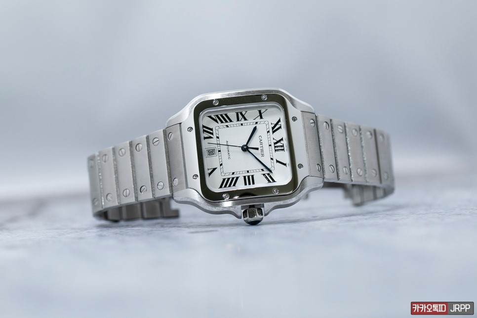 까르띠에 산토스 2018 라지 브레이슬릿 레플리카시계 리뷰 - Cartier SANTOS Large Bracelet 짝퉁 짭퉁 Review!! - 링크 조작에… 이미지 18