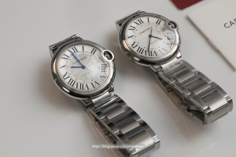 까르띠에 발롱블루 42 오토메틱 격돌! 가격대가 다른 두 시계를 보면서 드는 생각. Cartier Ballon Bleu 42mm Automatic 레플리카시계… 이미지 1