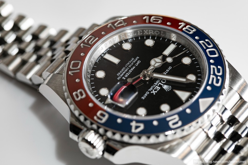 Rolex GMT Master II - PEPSI 롤렉스 GMT마스터2 펩시 최고급 레플리카시계의 헛점(감별법) 리뷰 이미지 18