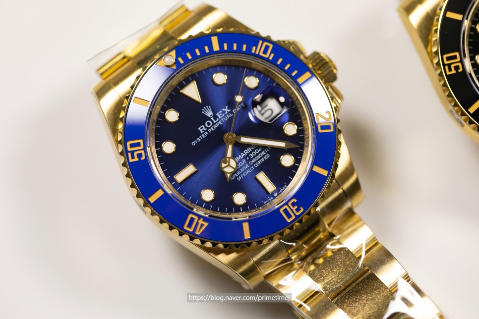 롤렉스 신형 서브마리너 41미리 청금통, 흑금통 레플리카시계 감별방법과 생각 Rolex Submariner 126618&LN scaning 이미지 2