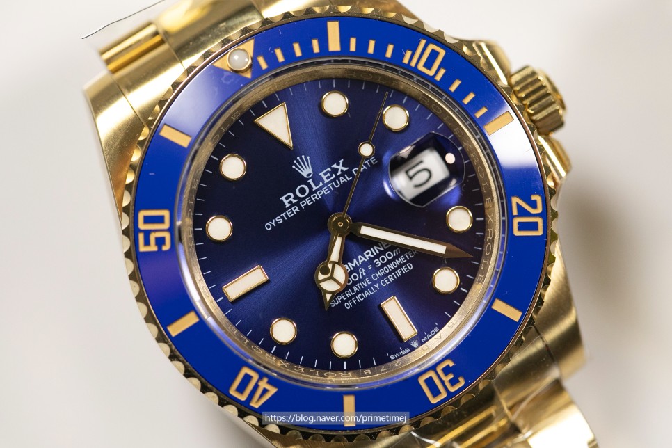 롤렉스 신형 서브마리너 41미리 청금통, 흑금통 레플리카시계 감별방법과 생각 Rolex Submariner 126618&LN scaning 이미지 3