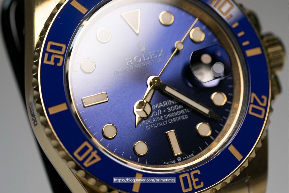 롤렉스 신형 서브마리너 41미리 청금통, 흑금통 레플리카시계 감별방법과 생각 Rolex Submariner 126618&LN scaning 이미지 4
