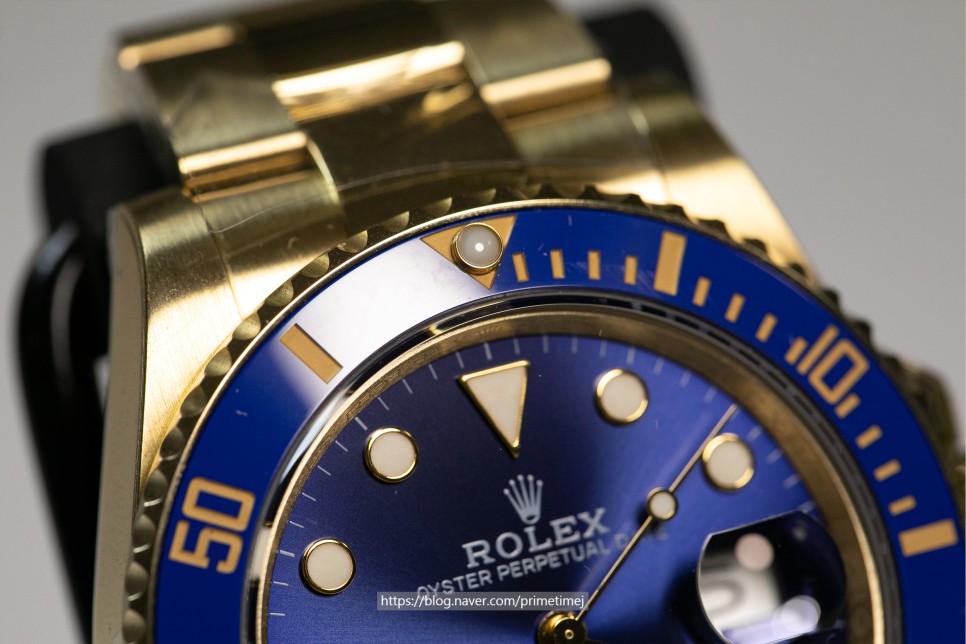 롤렉스 신형 서브마리너 41미리 청금통, 흑금통 레플리카시계 감별방법과 생각 Rolex Submariner 126618&LN scaning 이미지 5