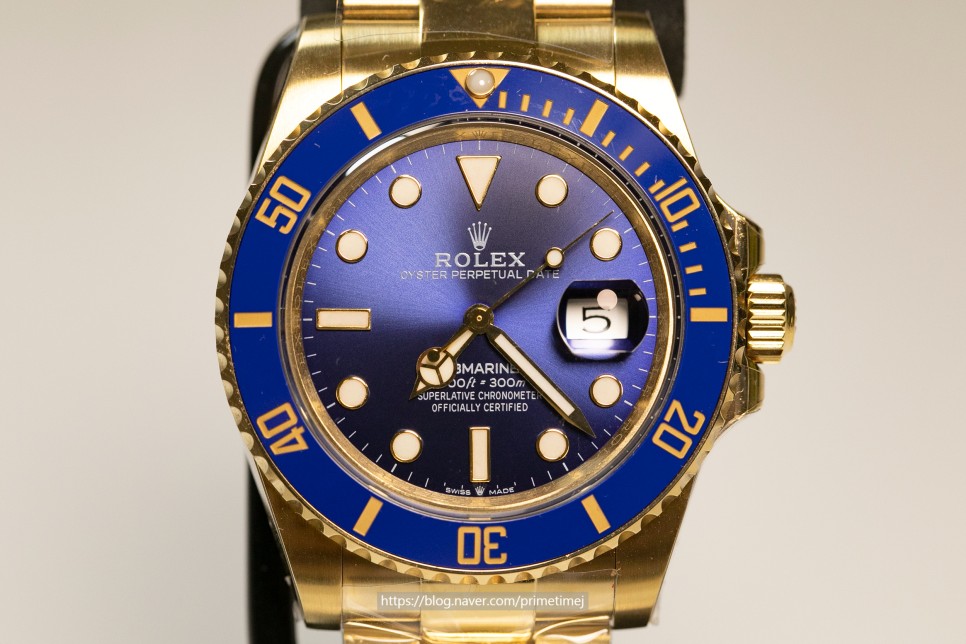 롤렉스 신형 서브마리너 41미리 청금통, 흑금통 레플리카시계 감별방법과 생각 Rolex Submariner 126618&LN scaning 이미지 6