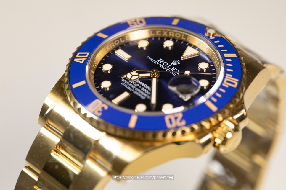 롤렉스 신형 서브마리너 41미리 청금통, 흑금통 레플리카시계 감별방법과 생각 Rolex Submariner 126618&LN scaning 이미지 9
