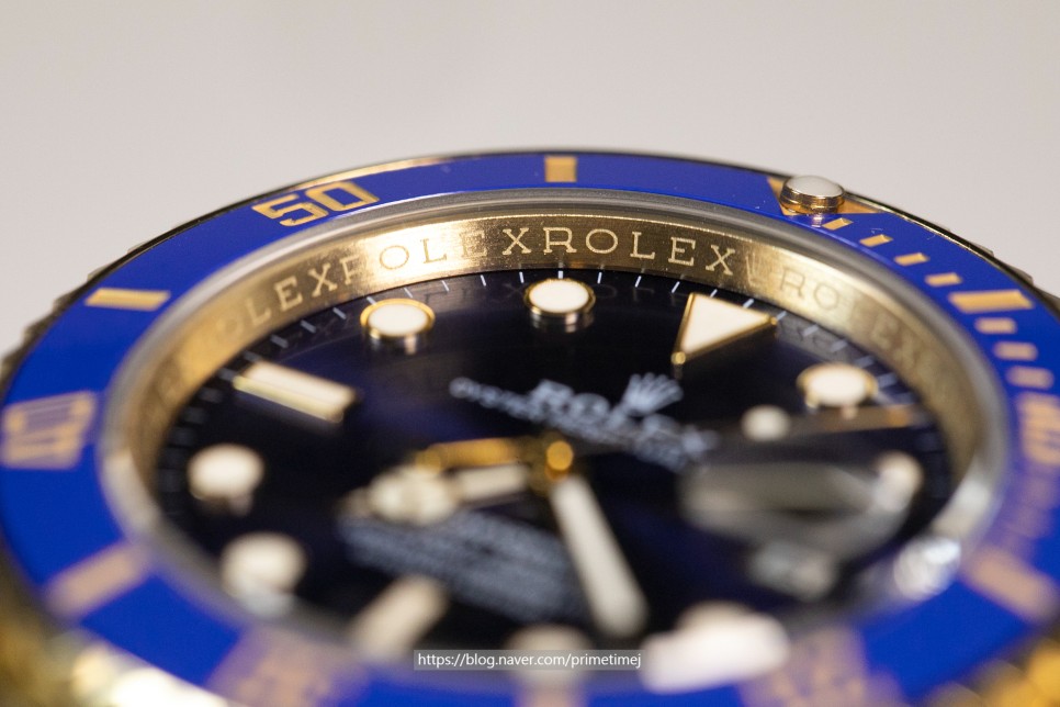 롤렉스 신형 서브마리너 41미리 청금통, 흑금통 레플리카시계 감별방법과 생각 Rolex Submariner 126618&LN scaning 이미지 10