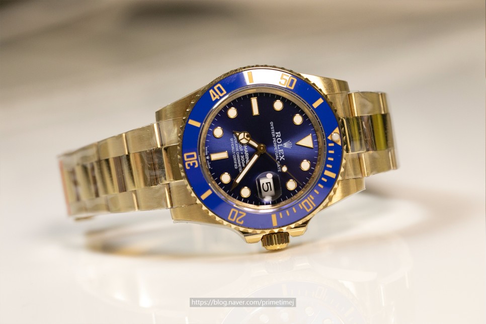 롤렉스 신형 서브마리너 41미리 청금통, 흑금통 레플리카시계 감별방법과 생각 Rolex Submariner 126618&LN scaning 이미지 11