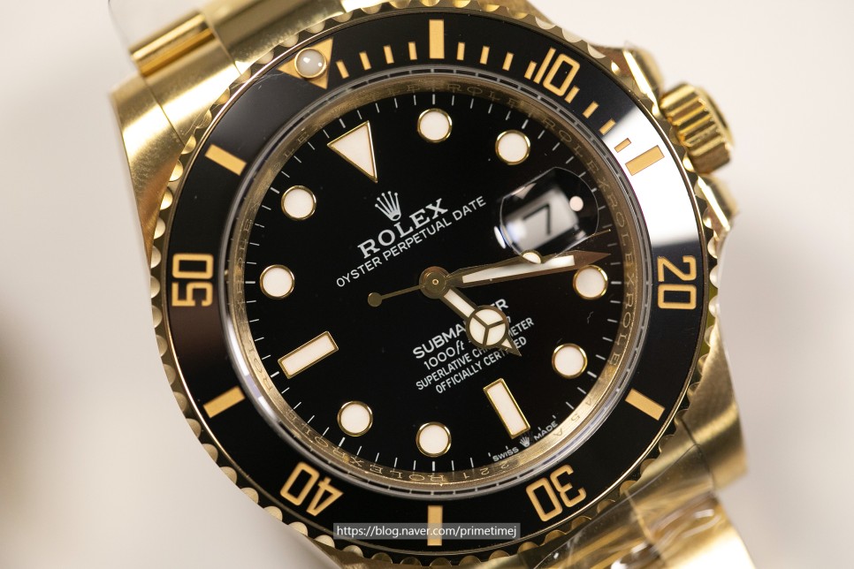 롤렉스 신형 서브마리너 41미리 청금통, 흑금통 레플리카시계 감별방법과 생각 Rolex Submariner 126618&LN scaning 이미지 13