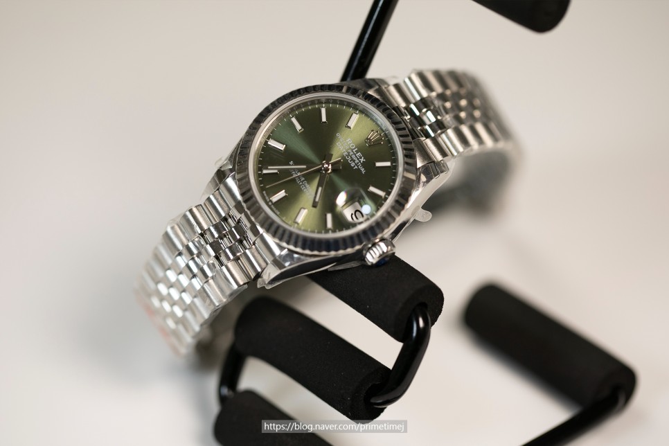 롤렉스 레이디 데이저스트 31 민트그린 레플리카시계 간단한 감별방법 및 리뷰 How to Spot Rolex Lady Datejust 31 Mintgreen 이미지 2