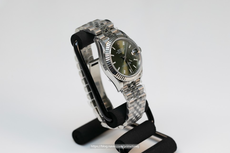 롤렉스 레이디 데이저스트 31 민트그린 레플리카시계 간단한 감별방법 및 리뷰 How to Spot Rolex Lady Datejust 31 Mintgreen 이미지 4
