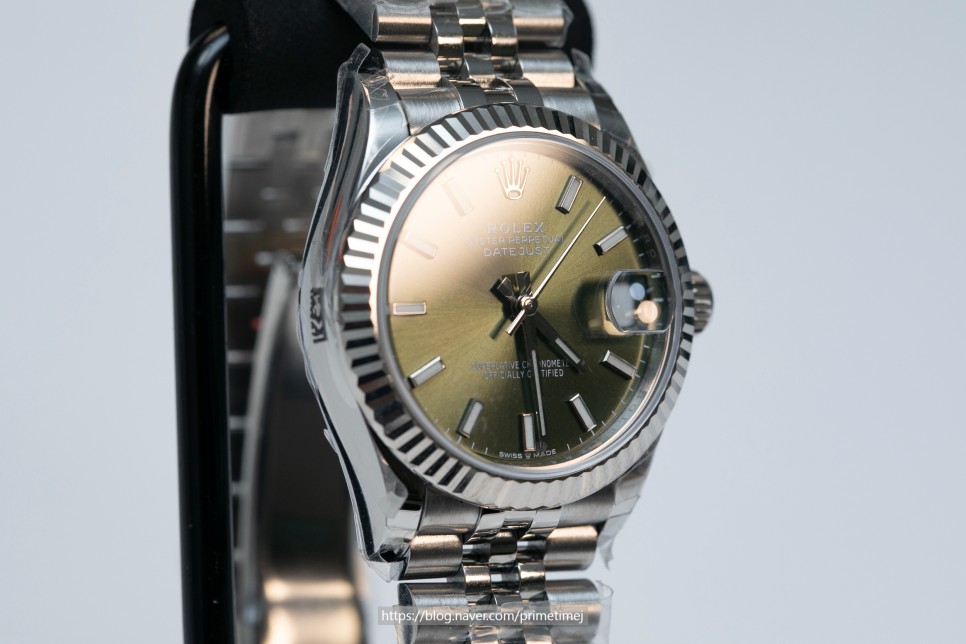 롤렉스 레이디 데이저스트 31 민트그린 레플리카시계 간단한 감별방법 및 리뷰 How to Spot Rolex Lady Datejust 31 Mintgreen 이미지 5