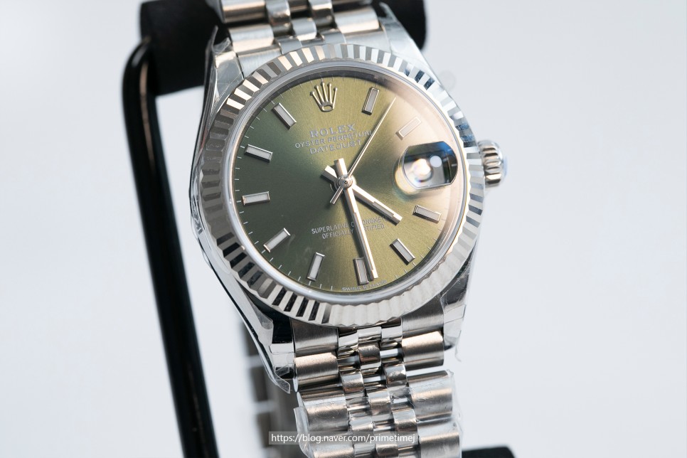 롤렉스 레이디 데이저스트 31 민트그린 레플리카시계 간단한 감별방법 및 리뷰 How to Spot Rolex Lady Datejust 31 Mintgreen 이미지 6