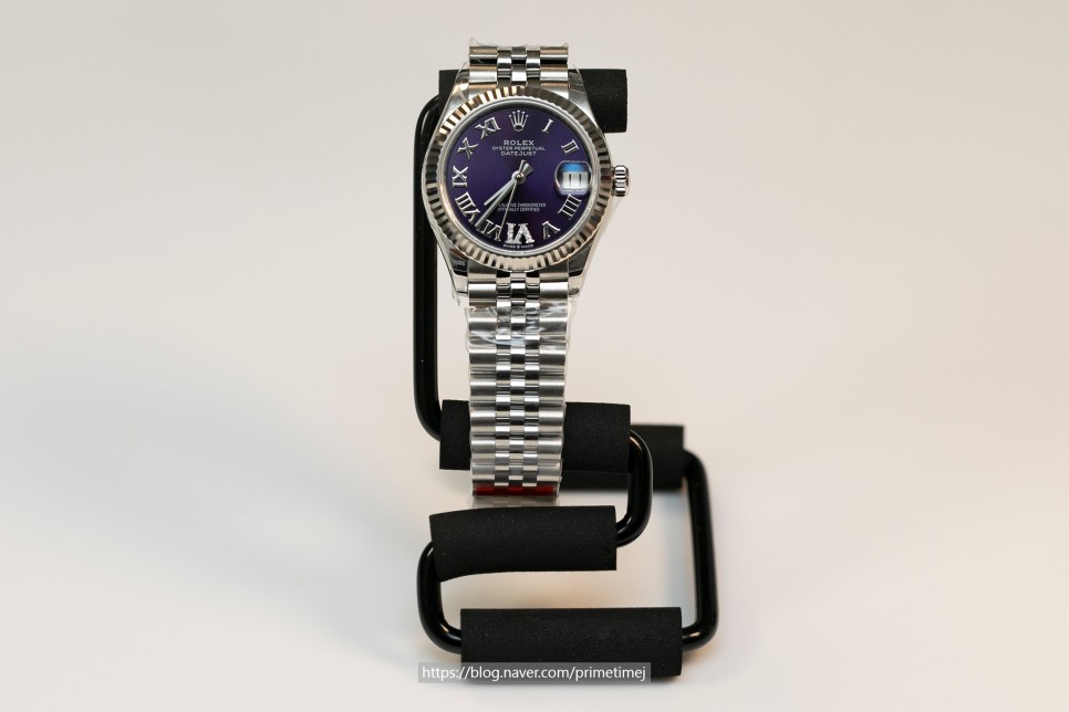 롤렉스 레이디 데이저스트 31 오베르진(퍼플) 다이아인덱스 신형 레플리카시계 평가 Rolex Lady Datejust 31 Aubergine(Purple) Di… 이미지 2