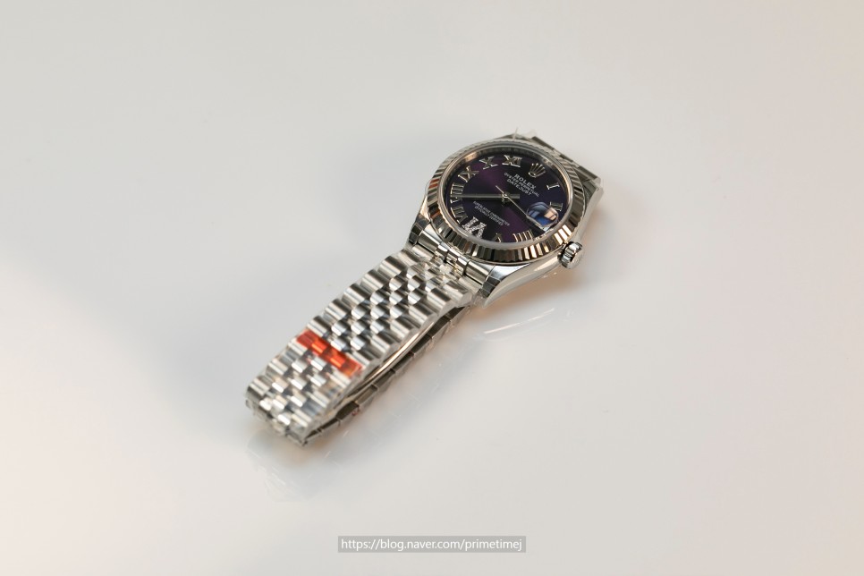 롤렉스 레이디 데이저스트 31 오베르진(퍼플) 다이아인덱스 신형 레플리카시계 평가 Rolex Lady Datejust 31 Aubergine(Purple) Di… 이미지 7