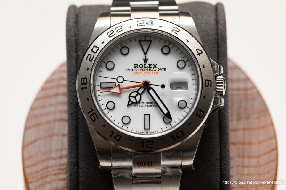 롤렉스 익스플로러2 메인스트림 폴라 화이트 226570 레플리카시계 감별방법 및 리뷰.. How To Spot Fake Rolex Explorer2 226570… 이미지 5